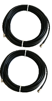 2 X 10 Mtr Low Loss LMR 200 Extension Cable (5mm)
