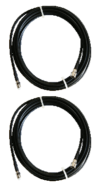 2 X 5 Mtr Low Loss LMR 200 Extension Cable (5mm)