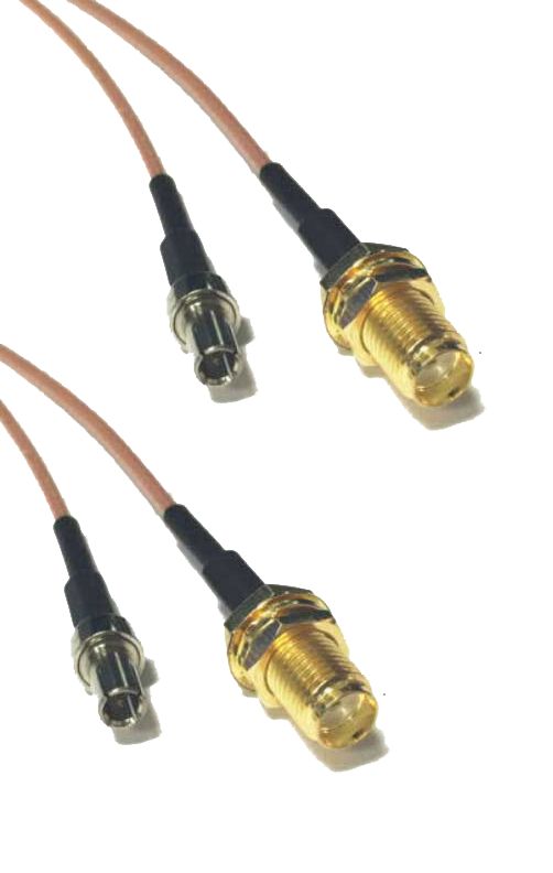 2 X TS9 patch cables