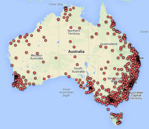 G-Spotter Antennas working across Australia