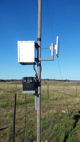 Twin Peak Pro G Spotter and Optus Home Gateway remote WiFi setup on farm