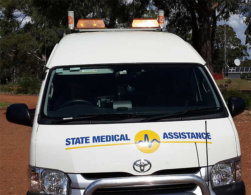 Using 2 G Spotter Stubby antennas, State Medical can now access fast 4GX wireless broadband and also create a large wireless Hotspot for WiFi devices around the ambulance